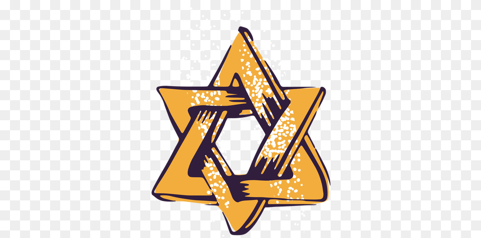 David Star Jewish Symbol Illustration Jewish Symbol, Star Symbol Free Png