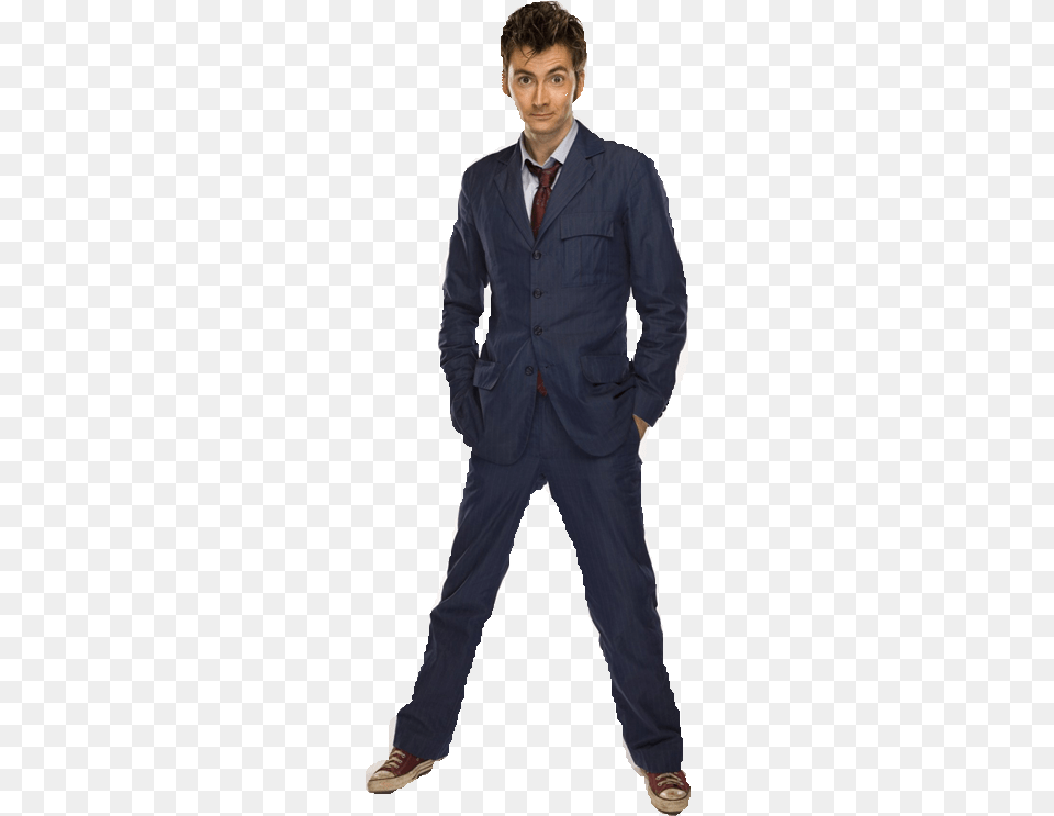 David Tennant Doctor Who Blue Suit, Blazer, Clothing, Coat, Formal Wear Free Png Download