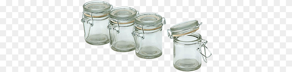 David Tutera Flip Lid Glass Jars Darice David Tutera 4 Piece Glass Jar, Bottle, Shaker Png