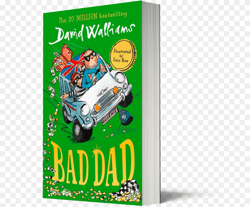 David Walliams Bad Dad, Publication, Book, Advertisement, Poster Free Png