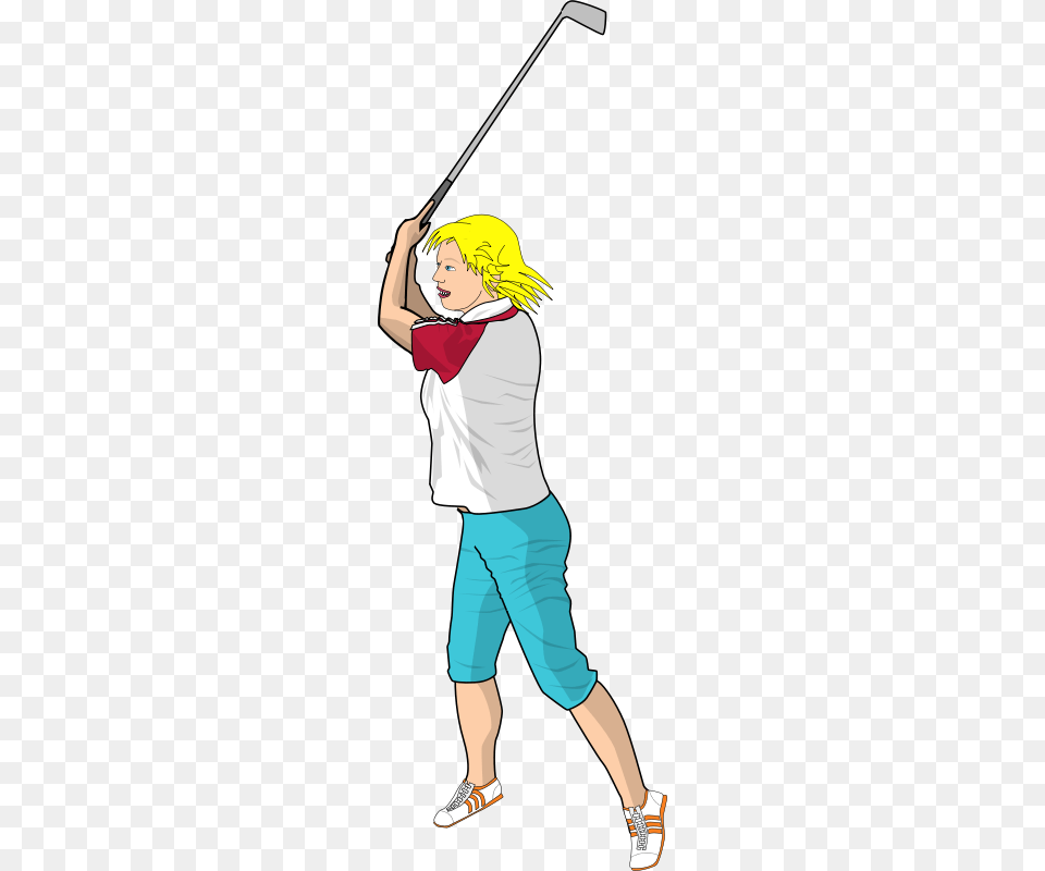 Davidone Golfer, Adult, Person, Woman, Female Free Png