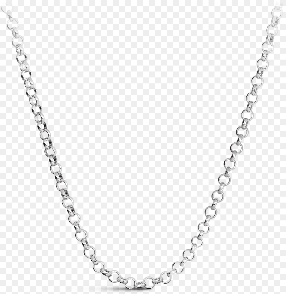 Davidrose Rolo Chain In White Gold David Yurman Chain Necklace, Accessories, Jewelry Free Png Download