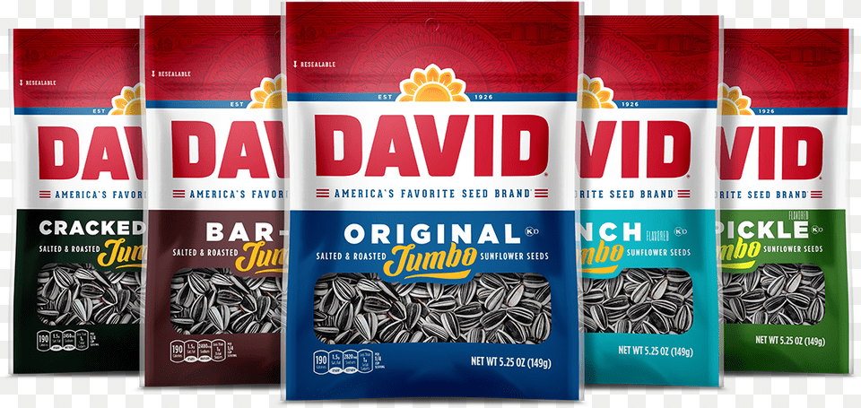 Davidseeds Product Image Sunflower Seeds Packaging Design, Advertisement, Poster, Book, Publication Free Png Download