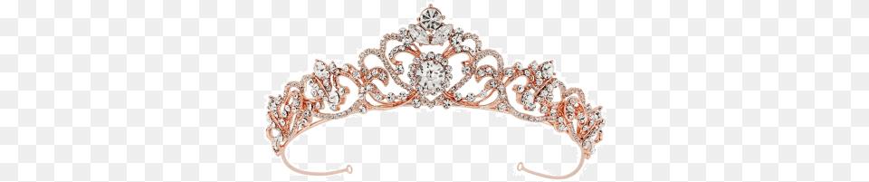 Davina Crown Rose Gold Rose Gold Tiara, Accessories, Jewelry Free Png