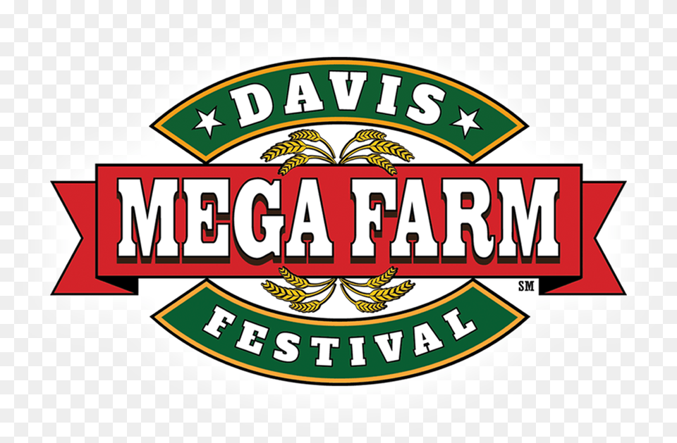 Davis Mega Farm Festival Label, Logo, Architecture, Building, Factory Png Image