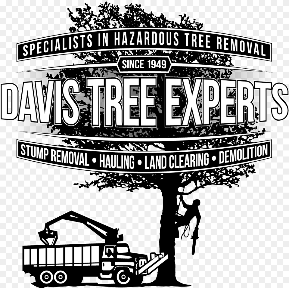 Davis Tree Experts Illustration, Advertisement, Poster, Machine, Wheel Png Image