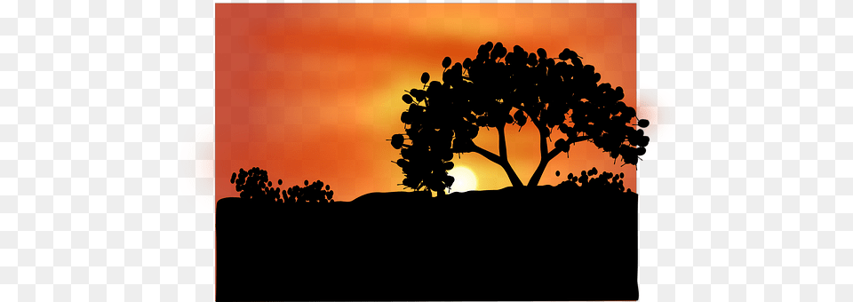Dawn Nature, Sunset, Sky, Silhouette Free Transparent Png
