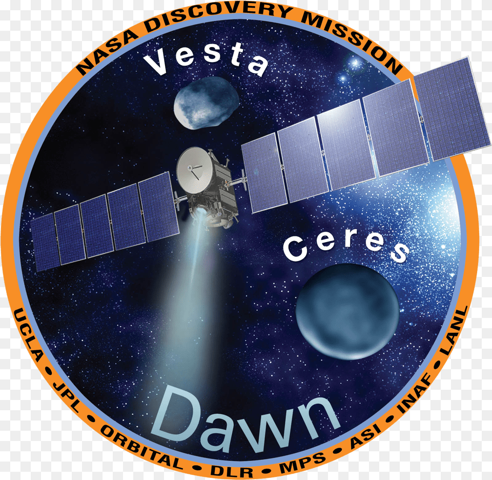 Dawn Logo Dawn Mission, Electrical Device, Solar Panels, Astronomy, Outer Space Free Png Download