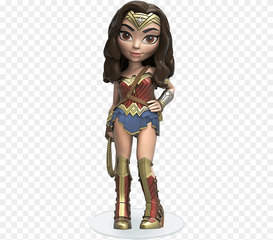Dawn Of Justice Wonder Woman Rock Candy Vinyl Figure Funko Rock Candy Captain Marvel, Adult, Female, Person, Clothing Free Transparent Png