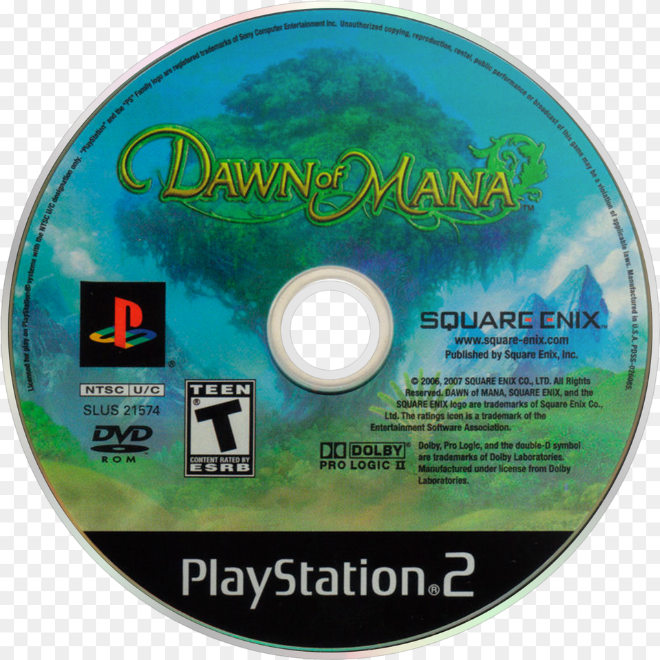 Dawn Of Mana Details Space Channel 5 Disc, Disk, Dvd Free Transparent Png