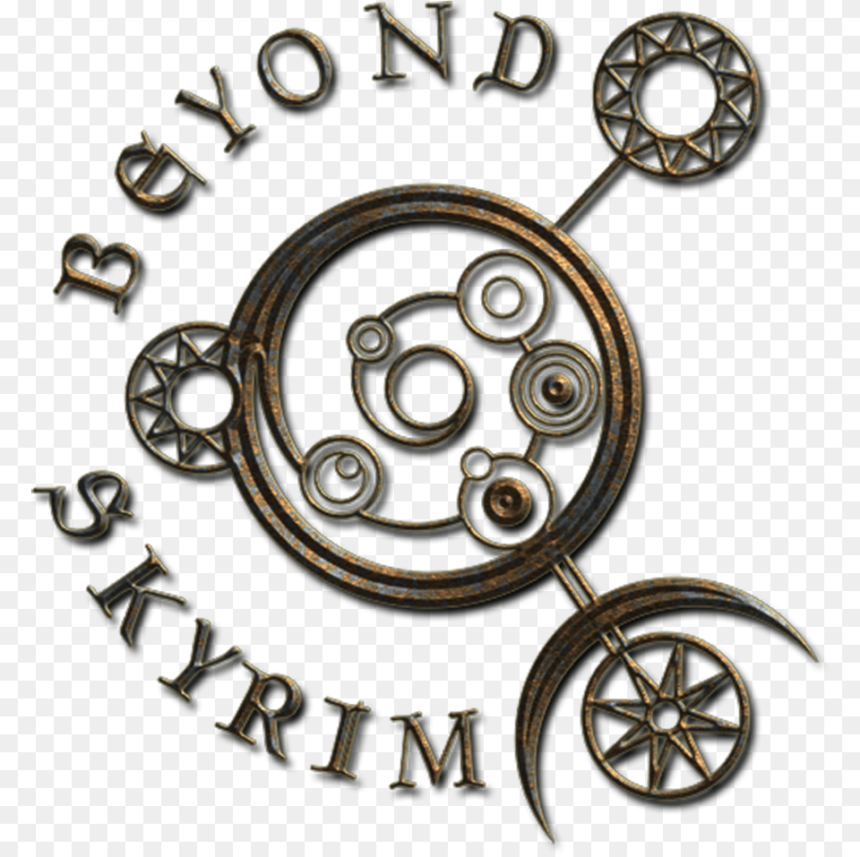 Dawn Of War Clipart Skyrim Circle, Machine, Spoke, Wheel, Bronze Png