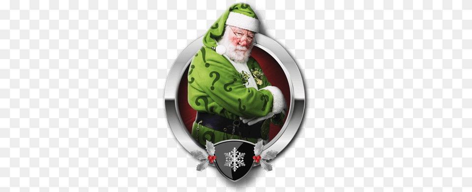 Day 19 Christmas Riddler, Photography, Face, Head, Person Png