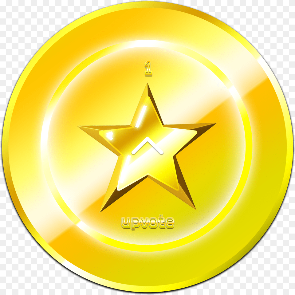 Day 2 Token Circle, Gold, Star Symbol, Symbol, Disk Free Png