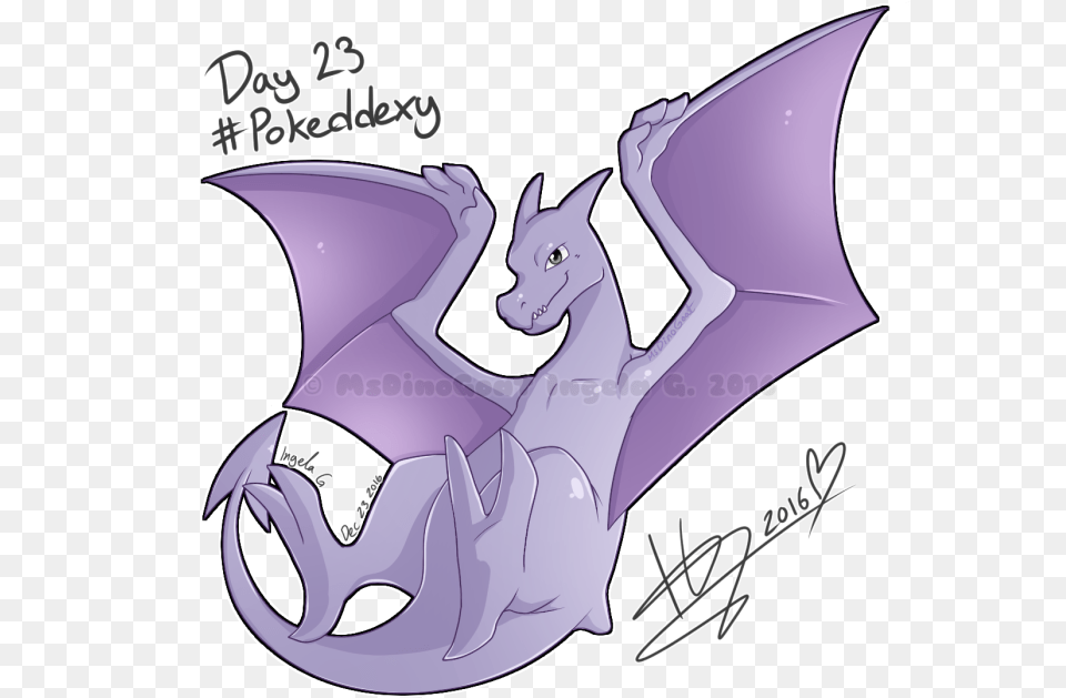 Day 23 Aerodactyl Weasyl Dragon, Accessories, Ornament, Animal, Fish Free Png