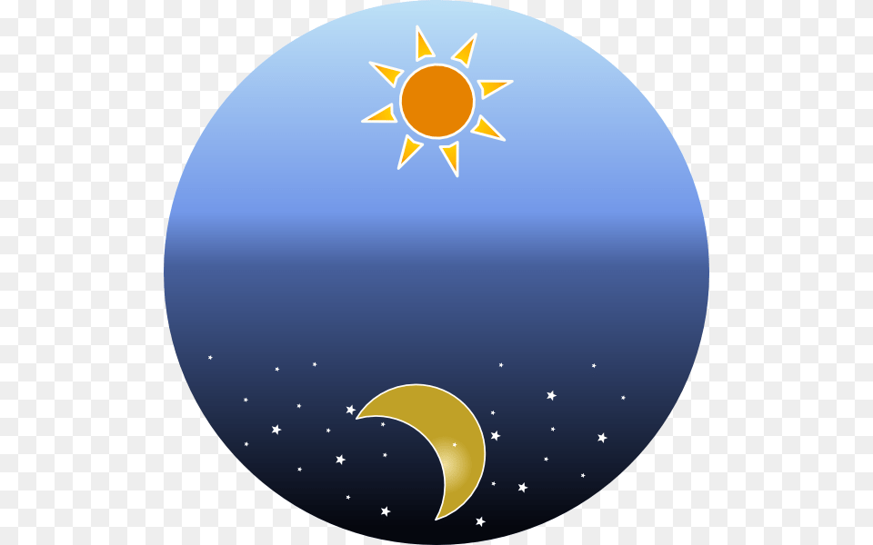 Day And Night Clip Art, Astronomy, Moon, Nature, Outdoors Free Png Download