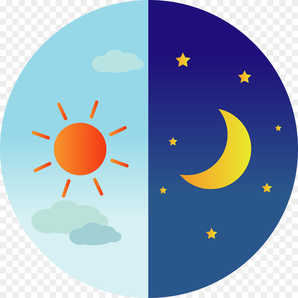 Day And Night Clipart, Astronomy, Moon, Nature, Outdoors Free Png Download