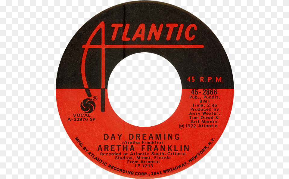 Day Dreaming By Aretha Franklin Side A Us Vinyl Single Young Rascals Groovin, Disk, Dvd Free Png Download