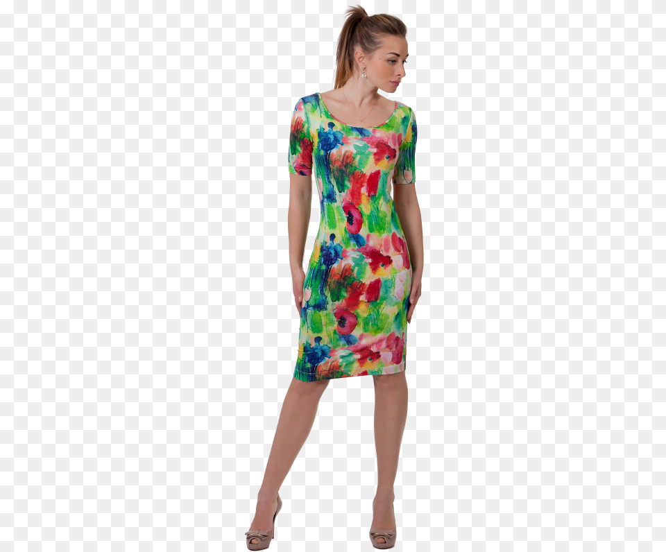 Day Dress, Clothing, Adult, Female, Person Free Png Download