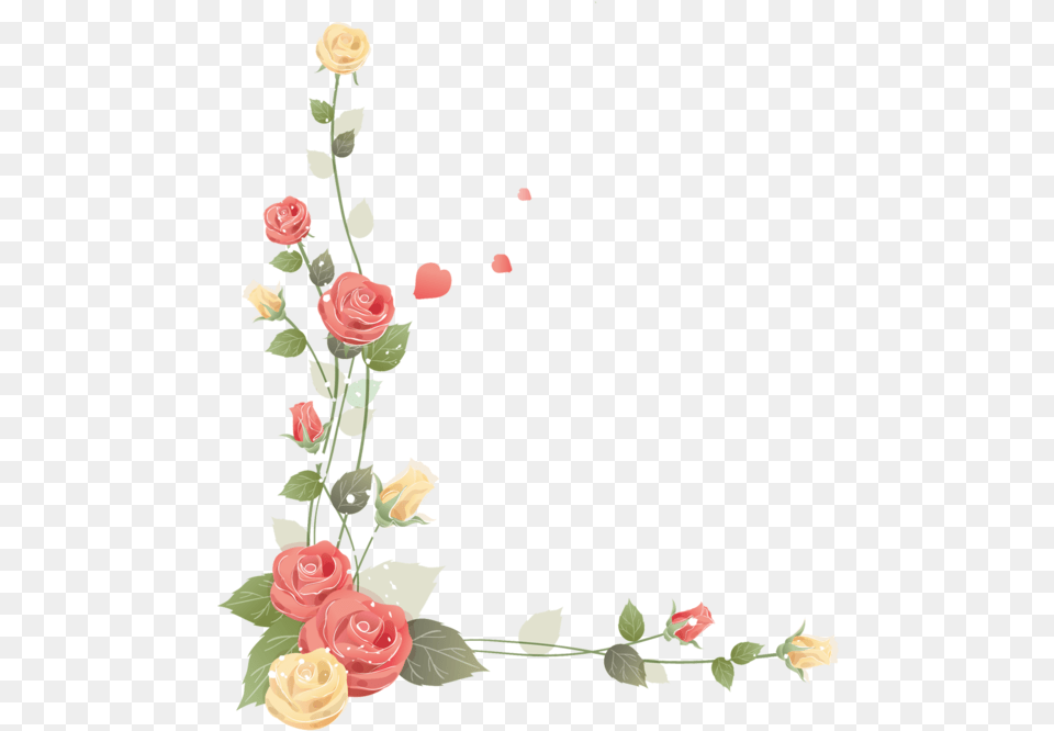 Day Flower Border, Art, Floral Design, Graphics, Pattern Free Png Download