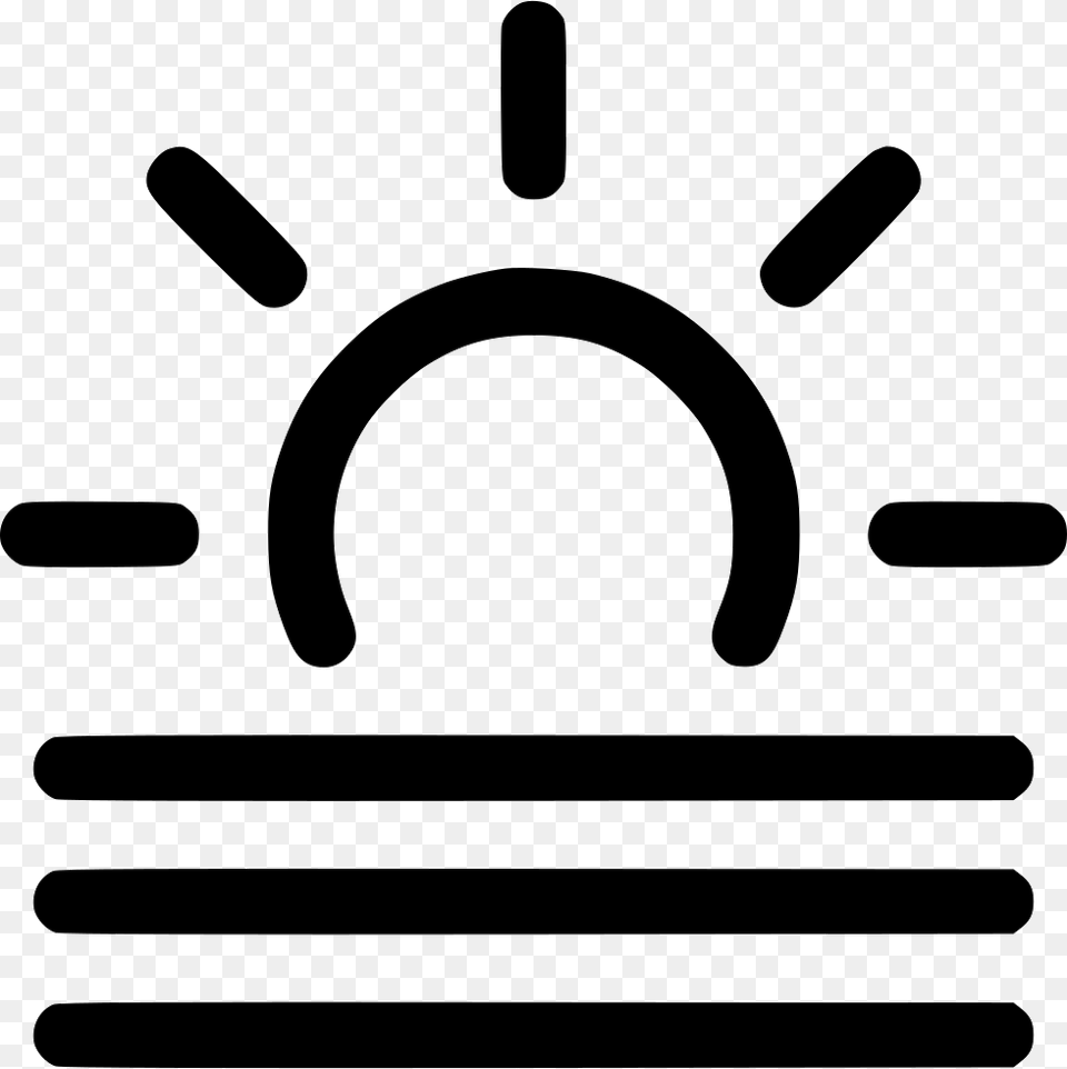 Day Fog Sun Icon, Stencil, Smoke Pipe Png Image