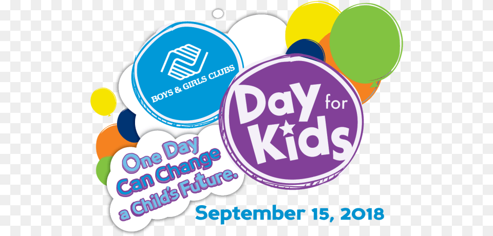 Day For Kids Boys And Girls Club Day For Kids 2018, Logo, Balloon, Sticker Free Png Download
