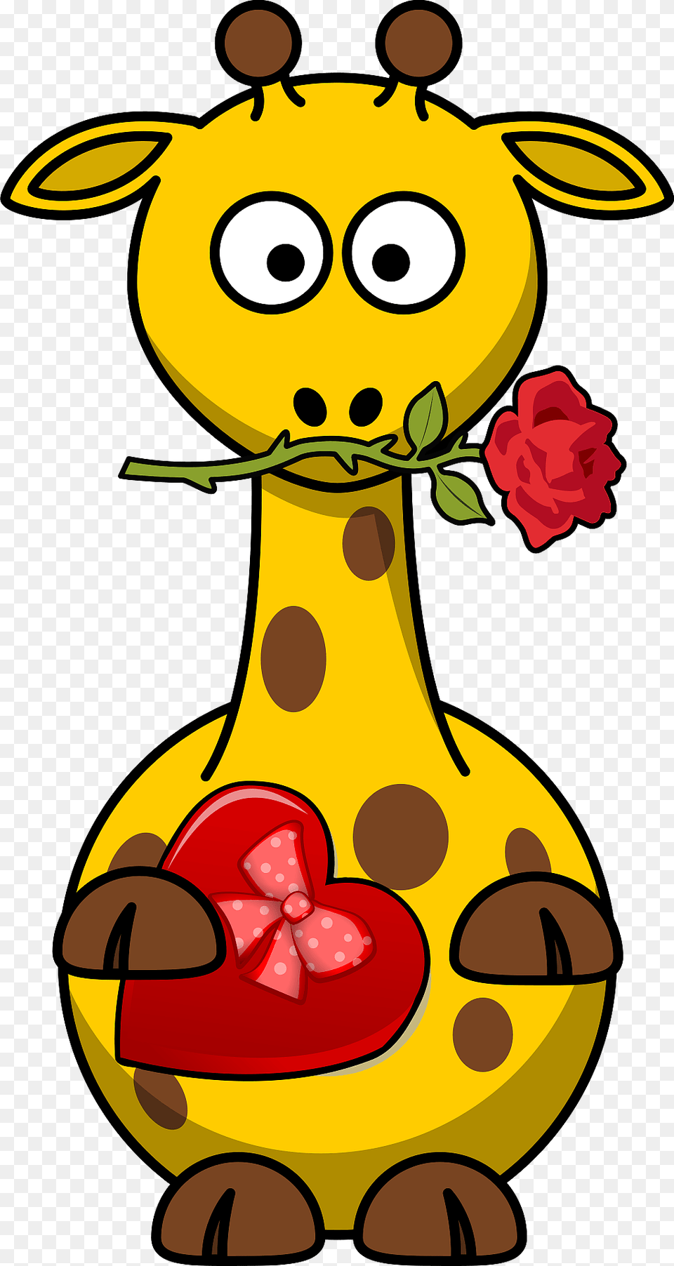 Day Giraffe Clipart, Flower, Rose, Plant, Gourd Free Png Download