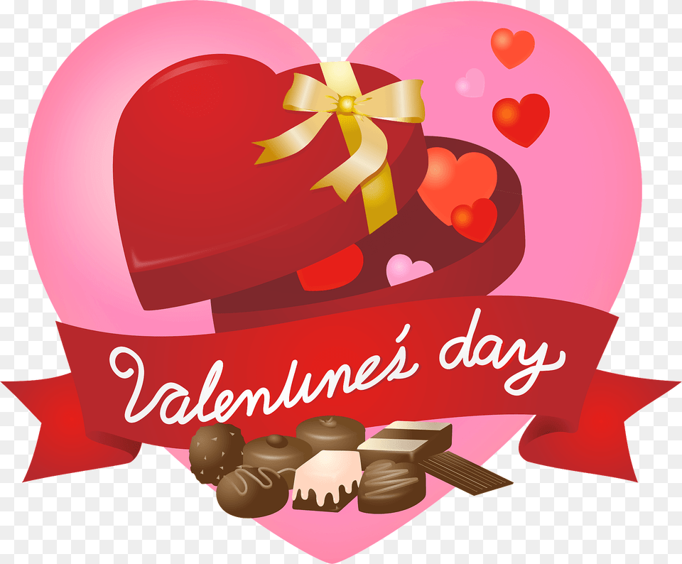 Day Heart And Chocolates Clipart, Mail, Greeting Card, Envelope, Dessert Free Png Download