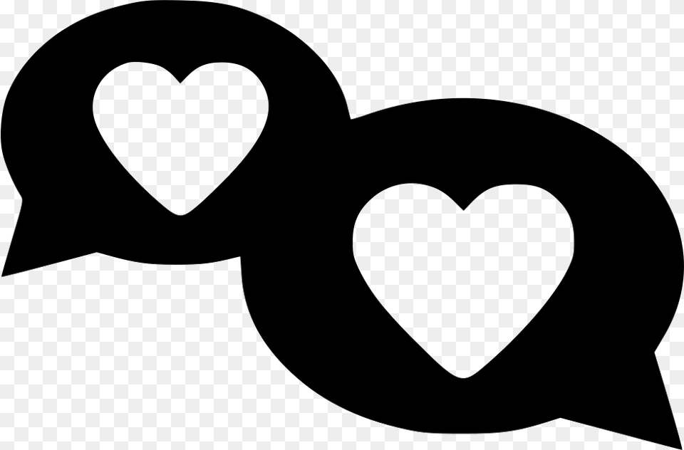 Day Heart Love Talk Heart, Stencil, Silhouette, Symbol, Animal Png