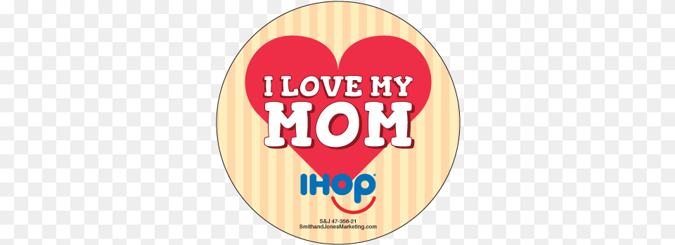 Day I Love Mom Sticker Circle, Advertisement, Logo, Disk, Poster Png