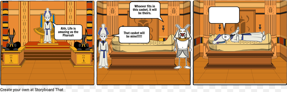 Day In Life Of A Pharaoh Storyboard, Book, Comics, Publication, Person Free Transparent Png