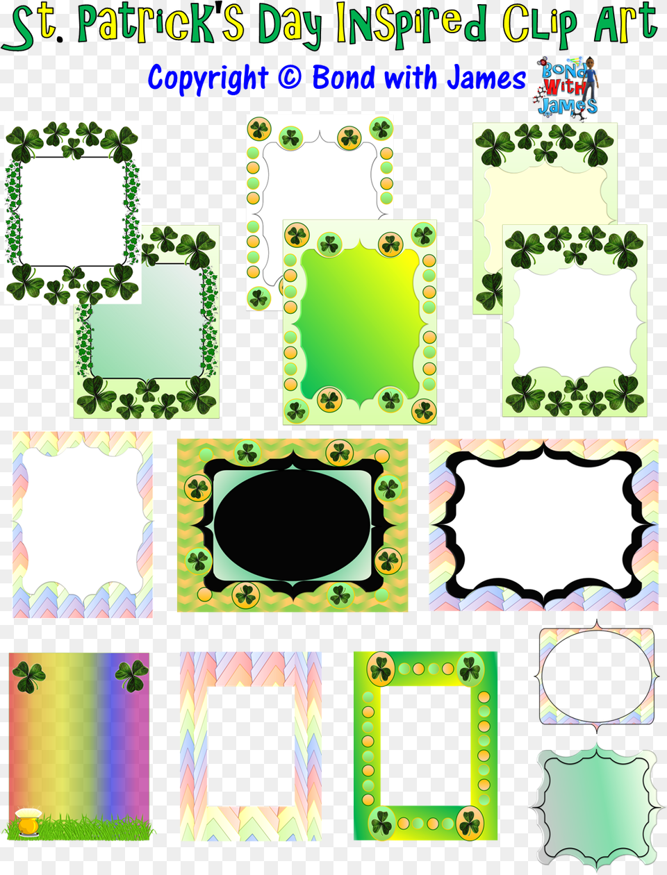 Day Inspired Backgrounds Borders And Frames Clip Art, Green, Person Free Png Download