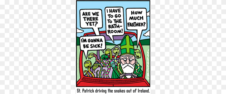 Day Jokes Cartoon Happy St Patricks Day, Book, Comics, Publication, Baby Png Image
