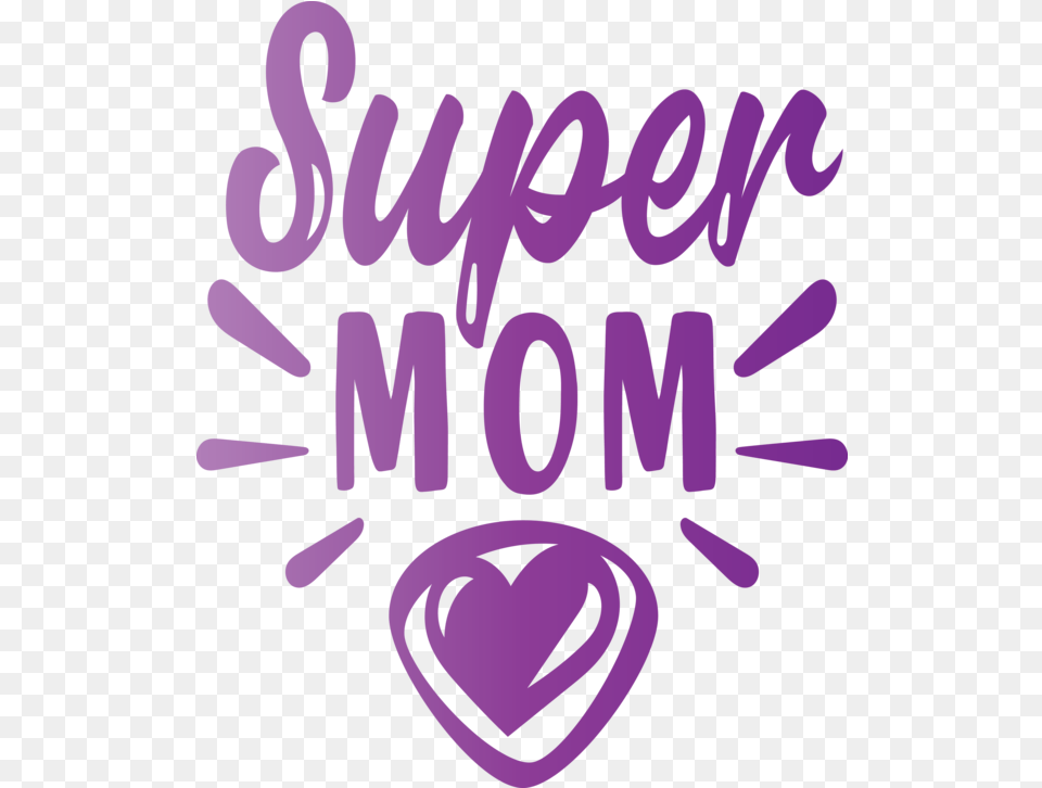 Day Logo Purple Line For Super Mom Mothers Girly, Text, Face, Head, Person Free Png