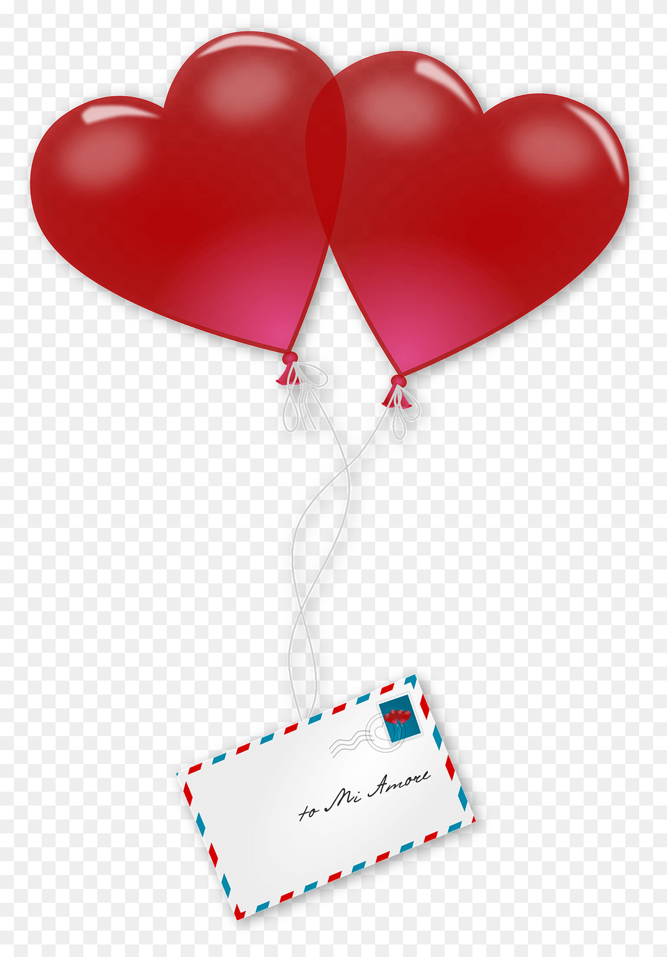 Day Love Is In The Air Clipart, Balloon, Envelope, Mail Free Transparent Png