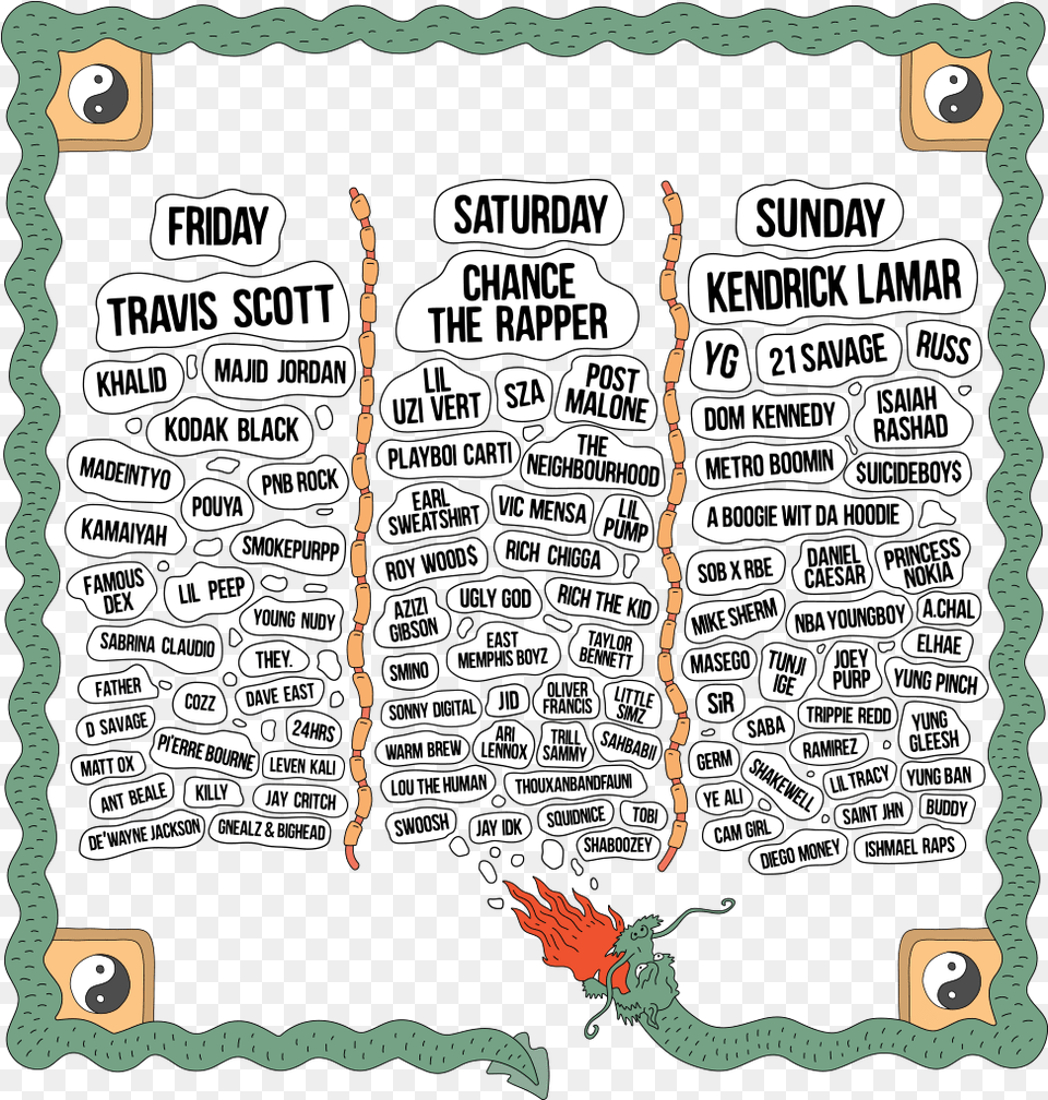 Day N Night Lineup 2017, Text Free Png