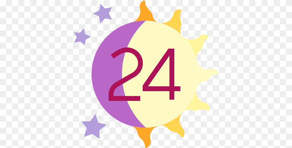 Day Night Moon Sun Free Icon Of Colorful 5 Days Until Your Birthday, Number, Symbol, Text, Animal Png Image