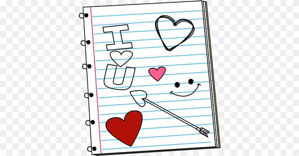 Day Notebook Scribbles Clip Art Valentineu0027s Heart, Symbol, Text Free Png