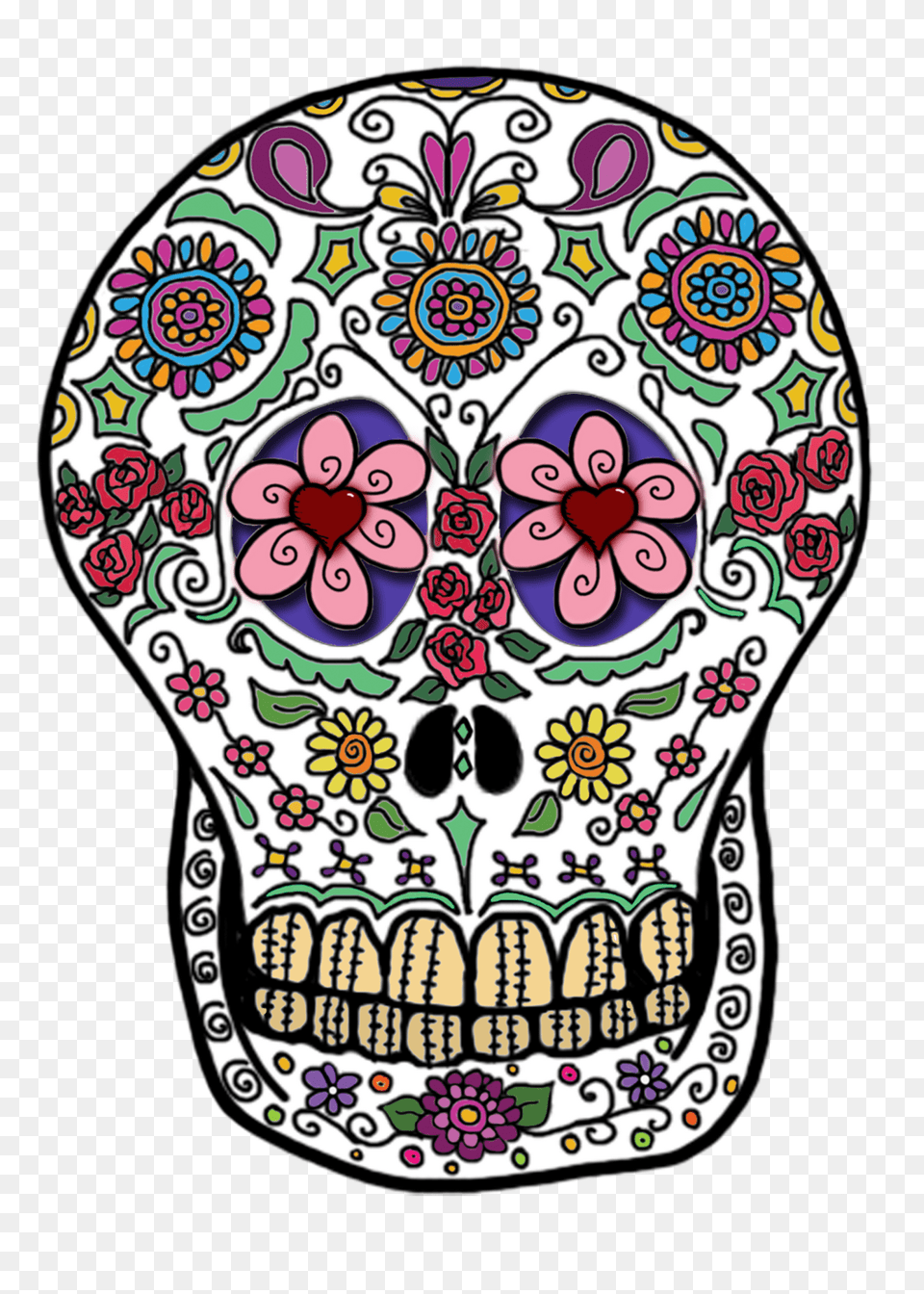 Day Of Dead In, Art, Doodle, Drawing, Pattern Png Image
