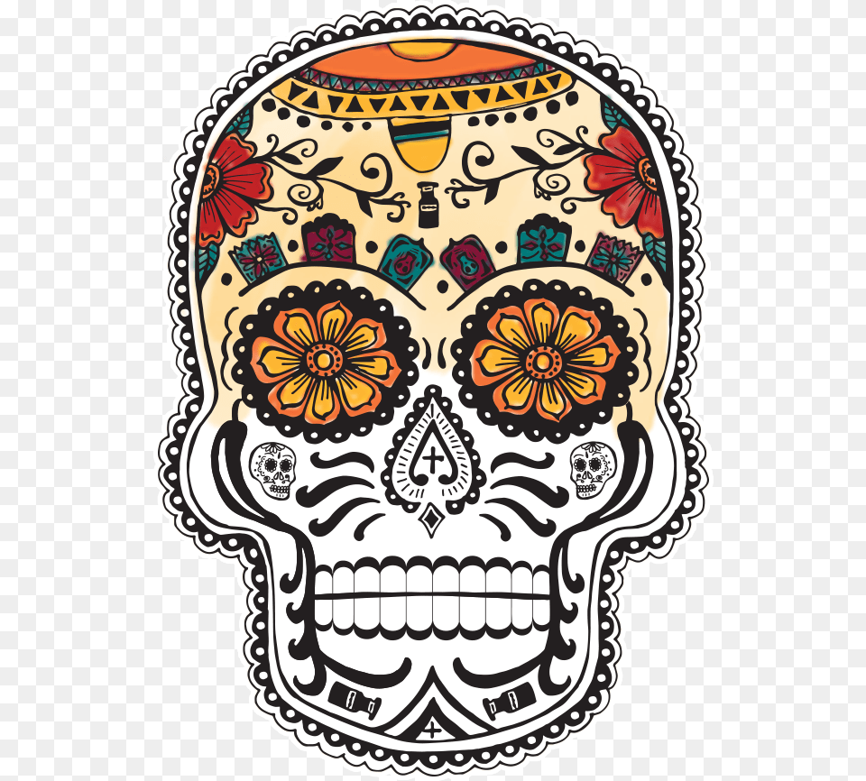Day Of The Dead, Art, Doodle, Drawing, Pattern Png