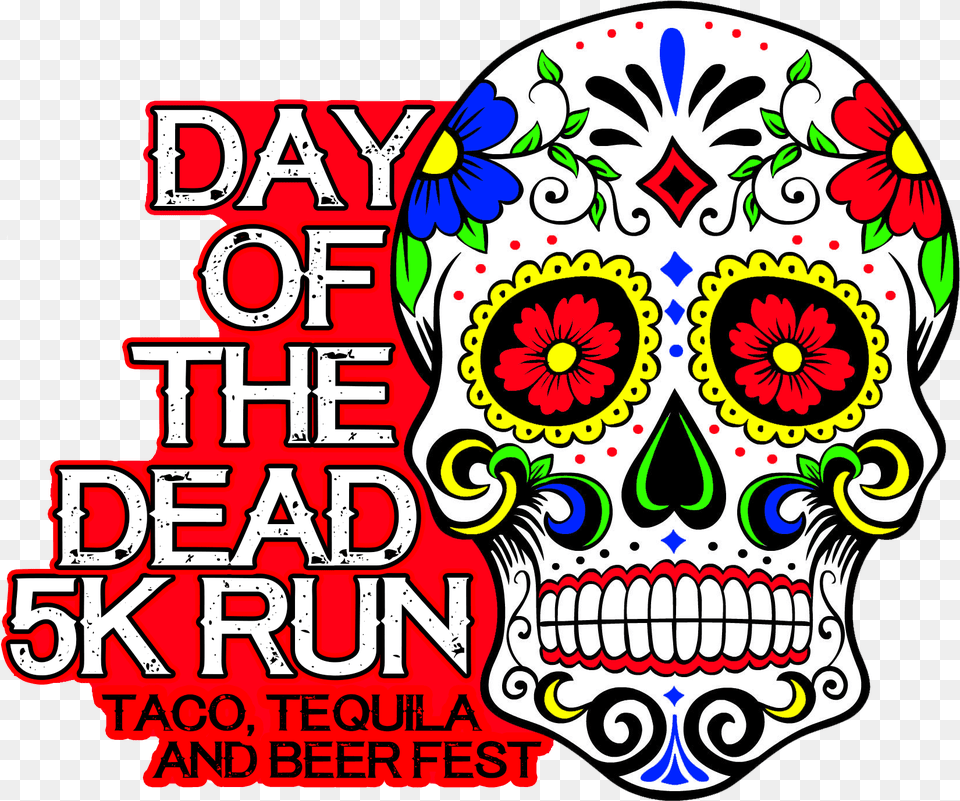 Day Of The Dead 5k Hand Embroidery Patterns Sugar Skull, Advertisement, Art, Graphics, Poster Png Image
