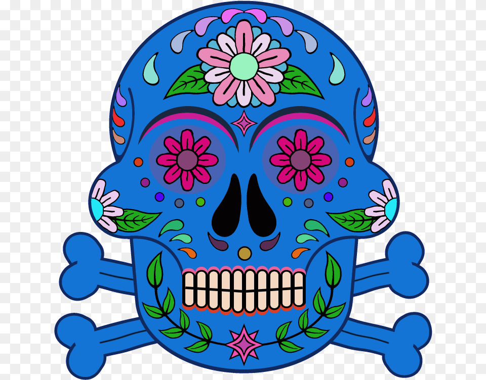 Day Of The Dead 800 X 800 Transparent Day Of The Dead, Art, Pattern, Graphics Png Image