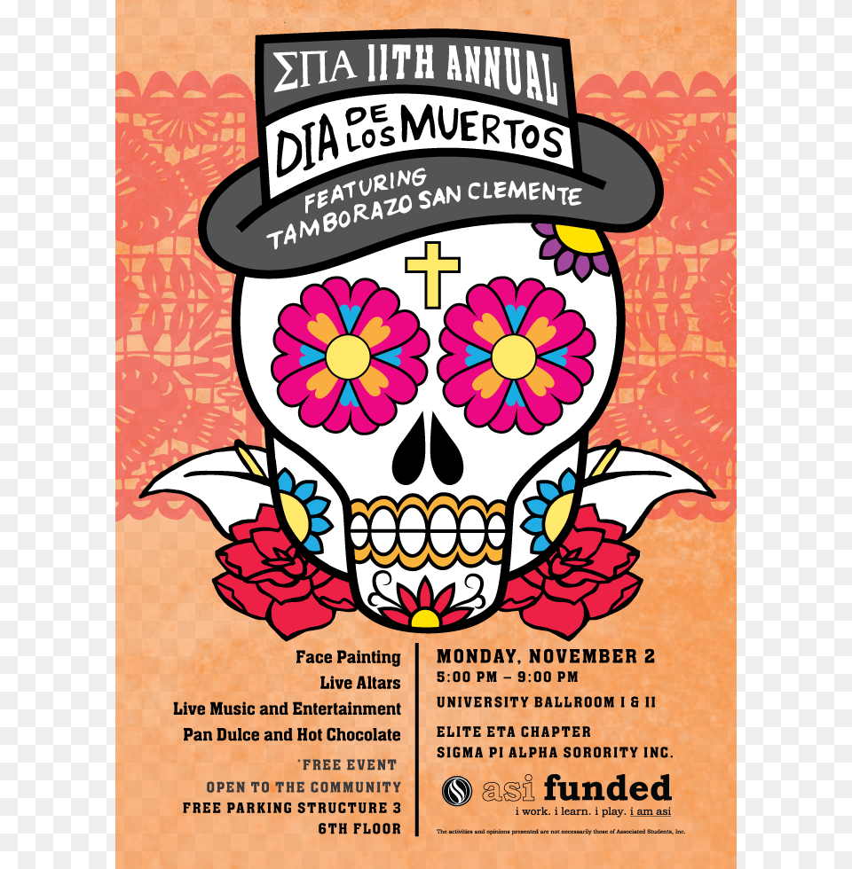 Day Of The Dead, Advertisement, Poster, Flower, Plant Free Transparent Png