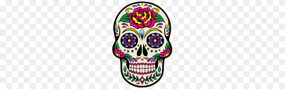 Day Of The Dead Car Stickers Decals Over Dozen Unique Designs, Art, Graphics, Pattern, Doodle Free Png Download