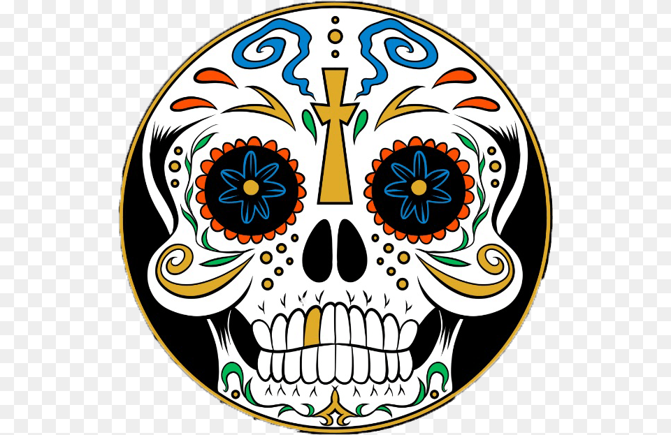 Day Of The Dead Clip Art, Pattern, Face, Head, Person Png