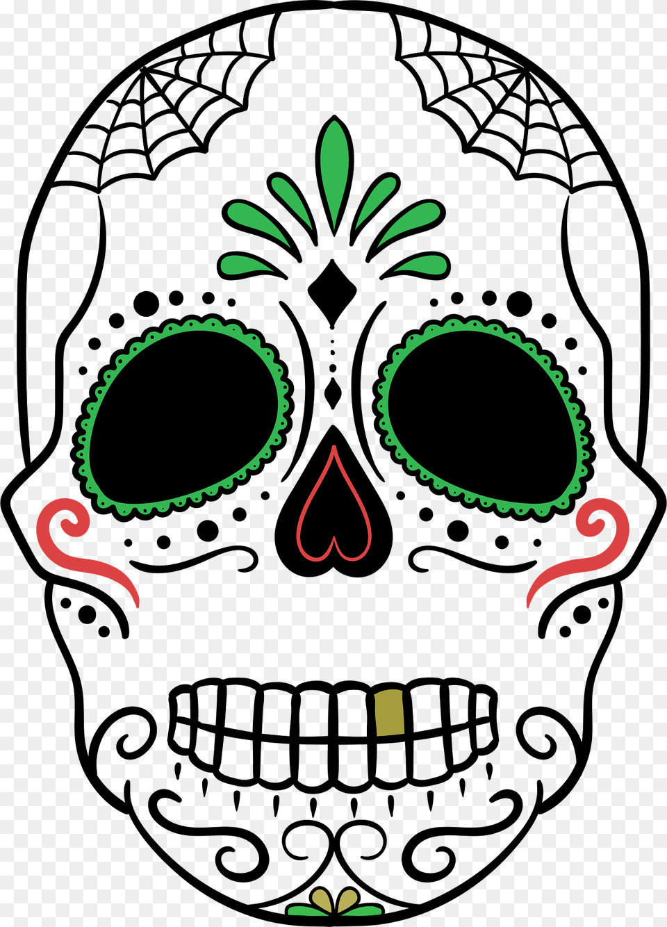 Day Of The Dead Clipart, Mask, Face, Head, Person Png Image