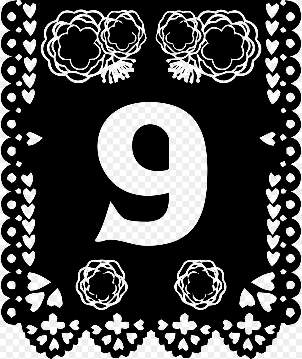 Day Of The Dead Clipart, Number, Symbol, Text, Flower Png