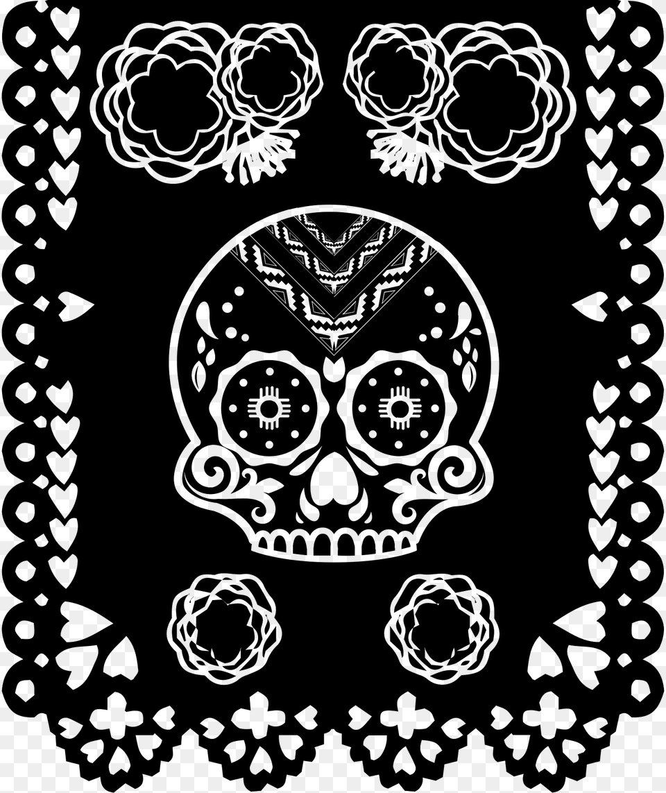 Day Of The Dead Clipart, Home Decor, Emblem, Symbol, Flower Free Png Download