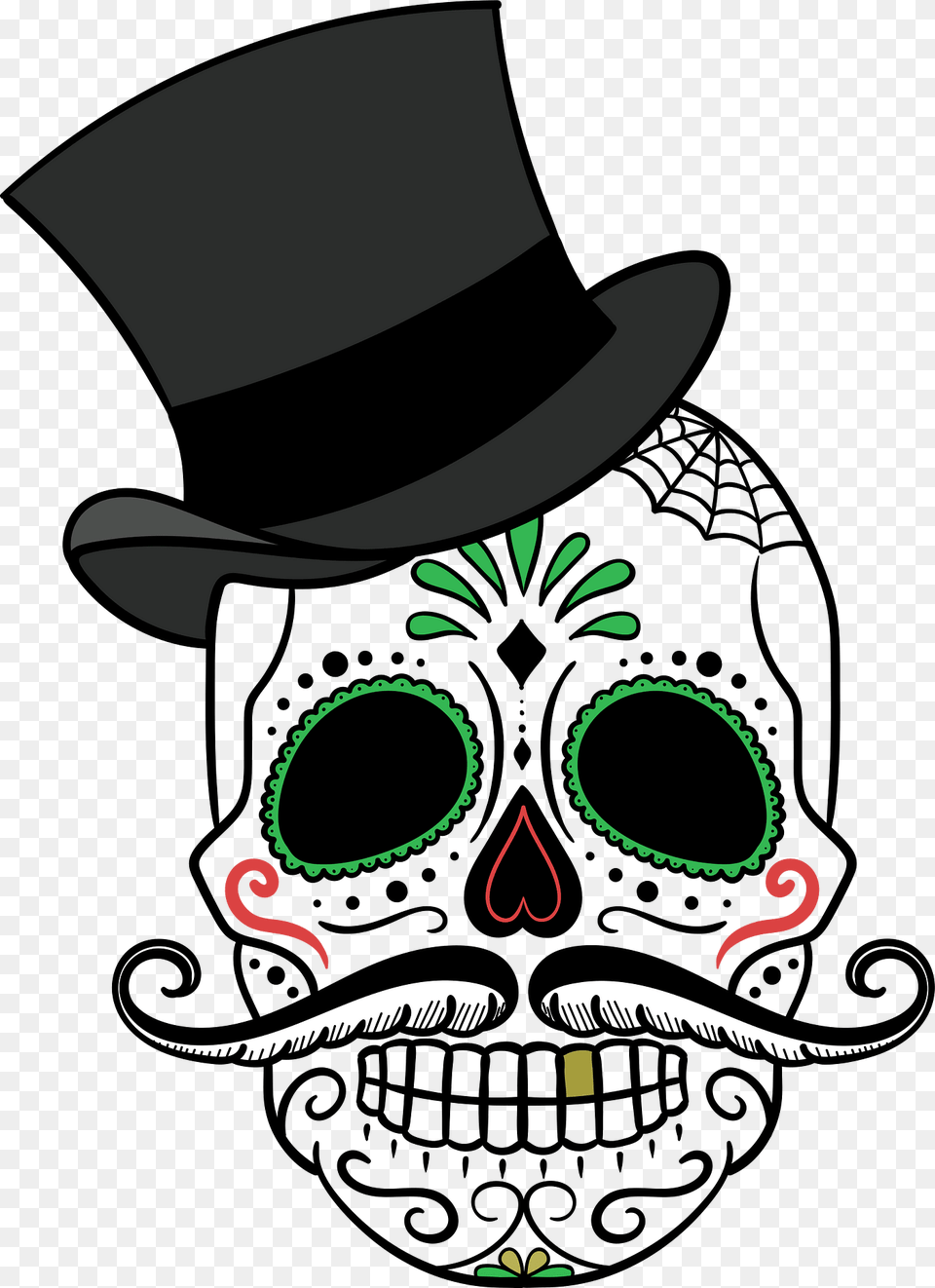 Day Of The Dead Clipart, Clothing, Hat, Green Free Transparent Png