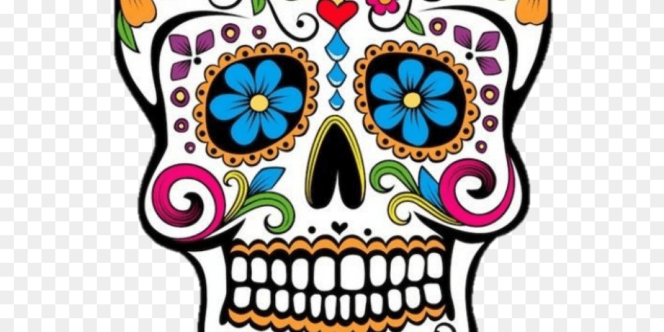 Day Of The Dead Clipart Flower, Art, Doodle, Drawing, Graphics Free Png