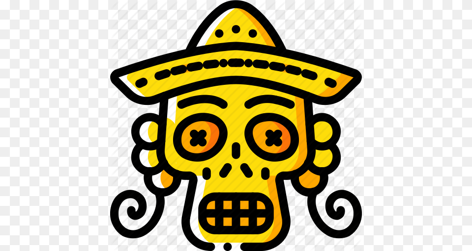 Day Of The Dead Dead Mexican Mex Skull Tradition Icon Free Transparent Png